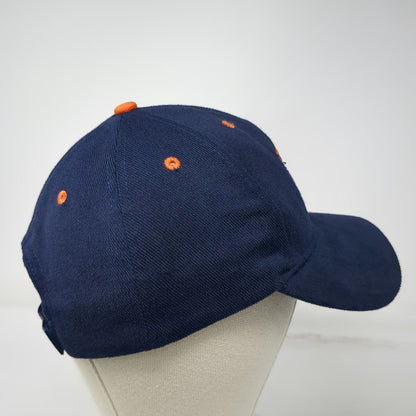 NFL Denver Broncos Blue One Size Cap Strapback Embroidered Logo Hat Adjustable