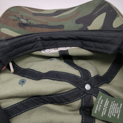 Eddie Bauer Baseball Cap Green One Size Camo Hat LED Lights Brim Work Hunting