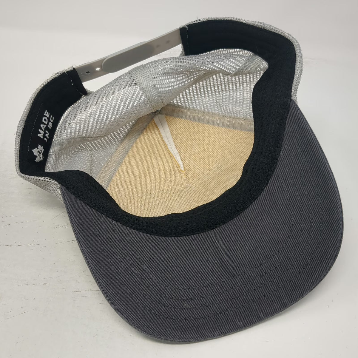 Ambler Trucker Hat Gray One Size Mesh Back Keep Winter Wild Snapback Wildlands