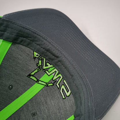 Richardson Trucker Hat Gray Green One Size Jaws Concrete Pumping Mesh Snapback