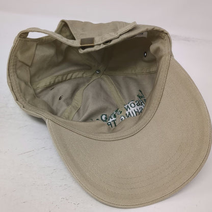 Cotton Deluxe Baseball Cap Beige One Size LASD Carson Fishing Trip Hat 2000