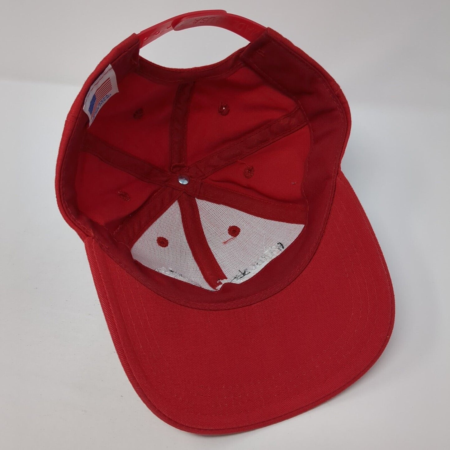 Warbonnet Electric Snapback Hat Red One Size Adjustable Embroidered 6 Panel