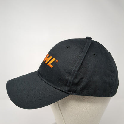 STIHL Outfitters Strapback Hat Black One Size Adjustable Embroidered