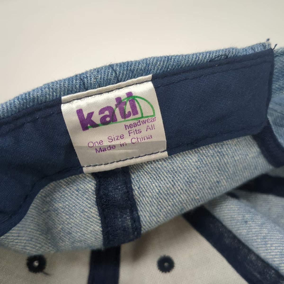 Kati Baseball Cap Blue Brown One Size Denim Rocky Mountain Research Station Hat