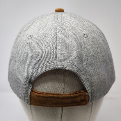 Cirque du Soleil Baseball Cap Gray One Size Suede Brim Logo Patch Strapback Hat