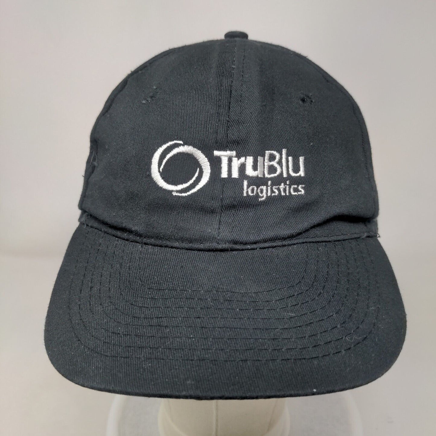 TruBlu Logistics Strapback Hat Black OSFA Embroidered Adjustable Hit Wear