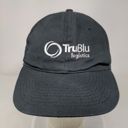 TruBlu Logistics Strapback Hat Black OSFA Embroidered Adjustable Hit Wear