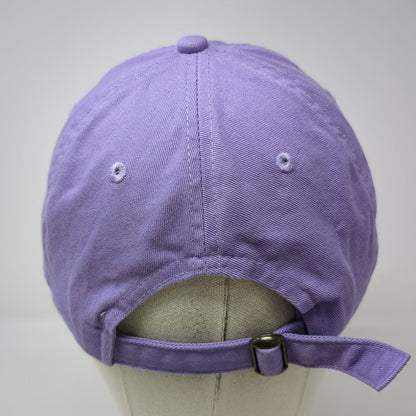 Purple Baseball Cap One Size Voodoo Logo Embroidered Adjustable Slideback Hat