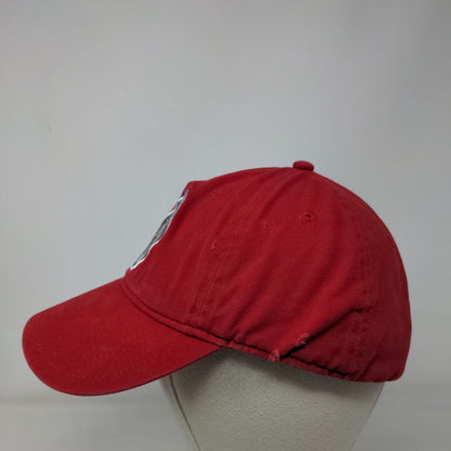 Rick And Morty Adult Swim Slideback Hat Red One Size Adjustable Embroidered