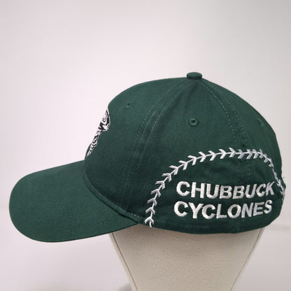 Victory Custom Chubbuck Cyclones Green One Size Cap Hat Tornado Stitching Detail