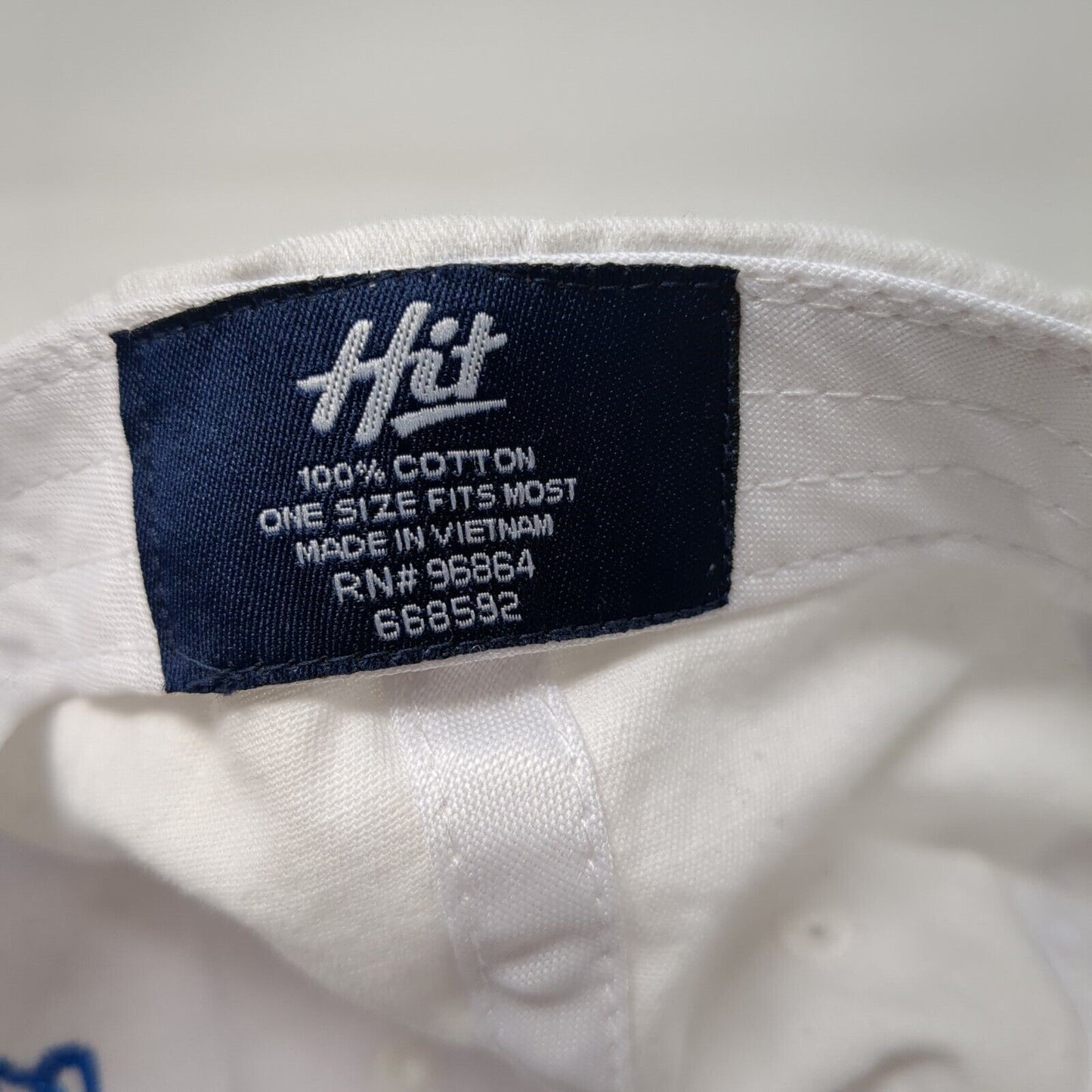Clearwater Analytics Strapback Hat White One Size Embroidered 6 Panel