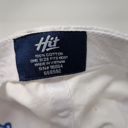 Clearwater Analytics Strapback Hat White One Size Embroidered 6 Panel