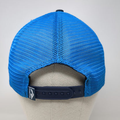 Spacecraft Trucker Hat Blue One Size Coastal Patch Mesh Snapback Mountain Wave