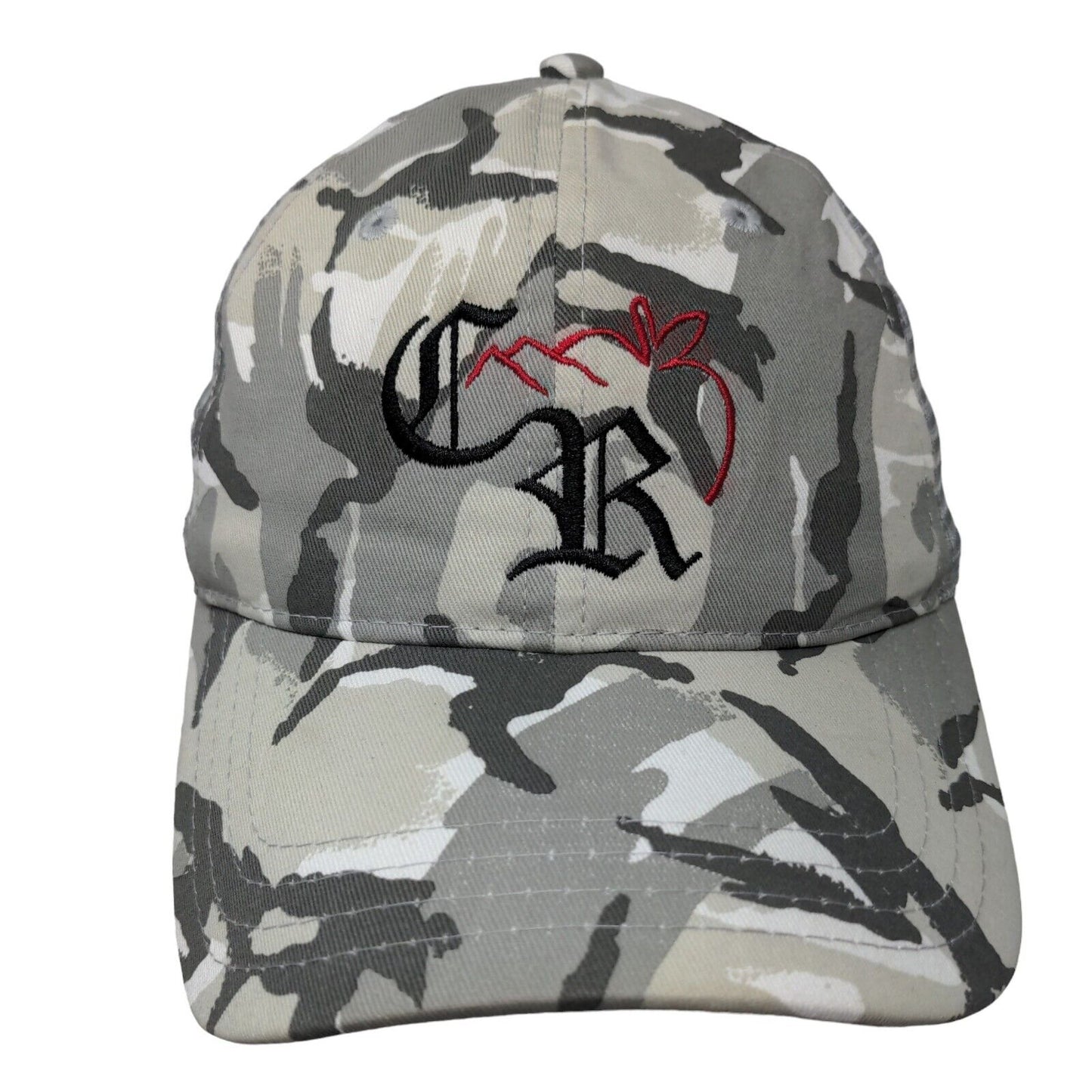 Cider Ridge Golf Club Men's Snapback Mesh Back Hat Gray Camo OS Embroidered