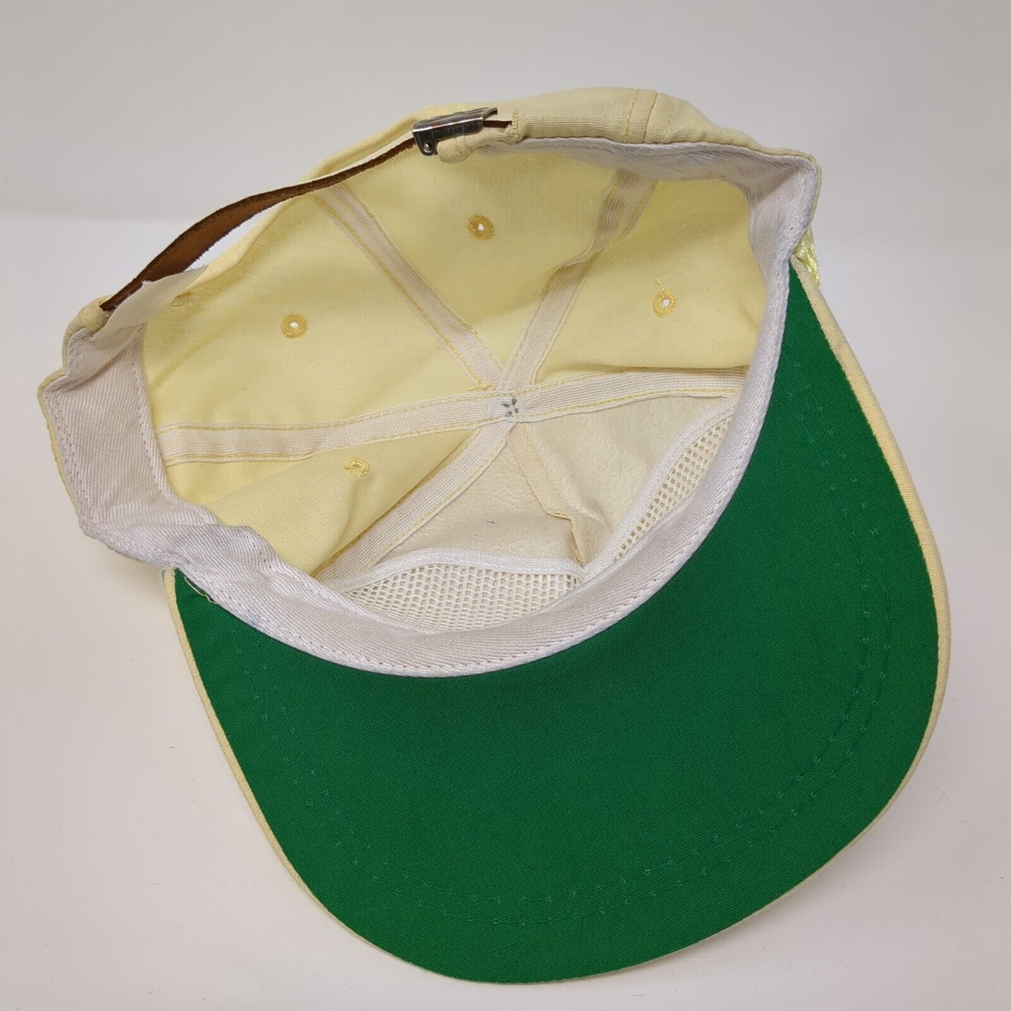 Class Slideback Rope Hat Yellow OSFA Adjustable Leather Strap K-Products
