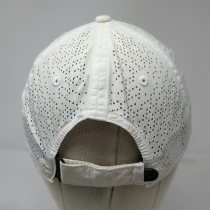 Nike Baseball Cap White One Size Dri-FIT Heritage86 Swoosh Logo Slideback Hat