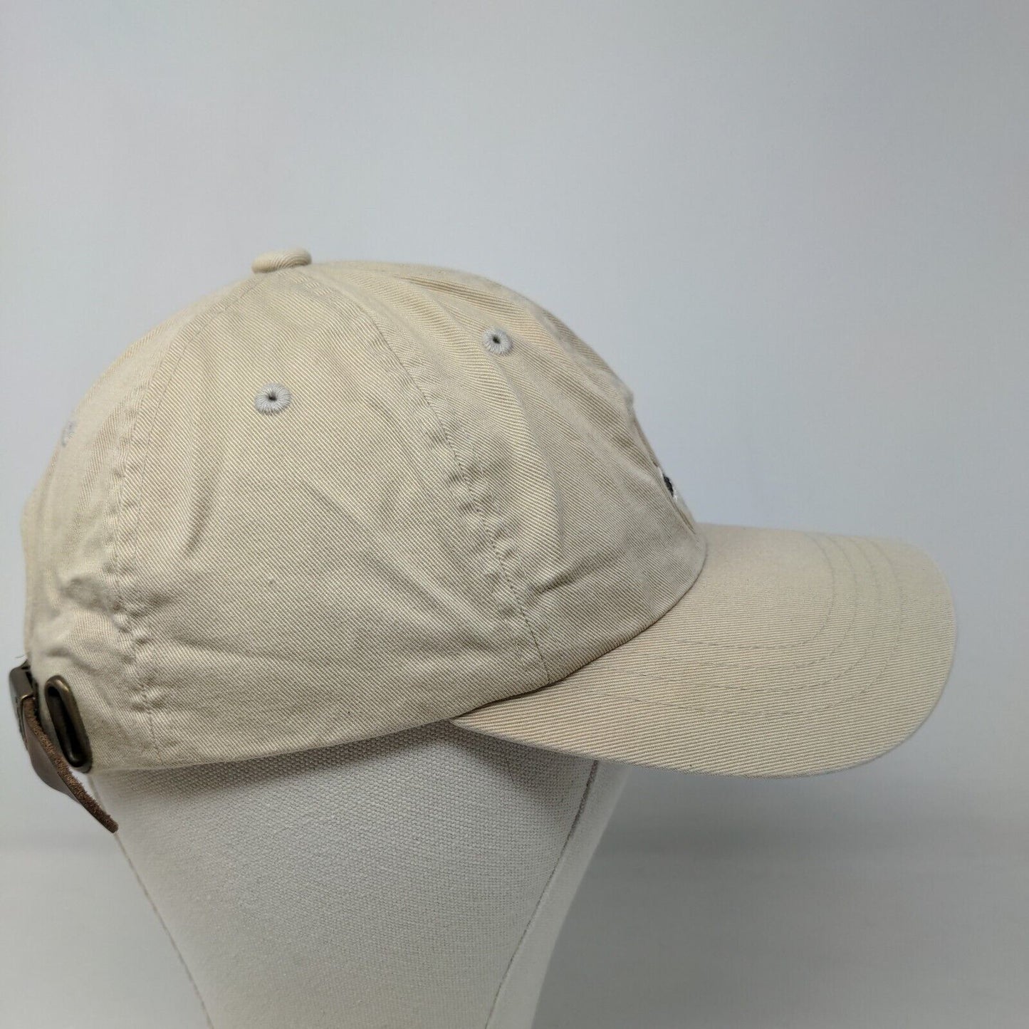 Kangol Men's Slideback Hat Tan Size OS Embroidered Logo 100% Cotton