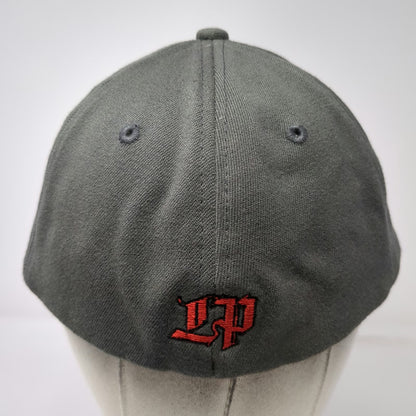 bandmerch Linkin Park Baseball Cap Gray One Size Stretch Fit Band Merch LP Hat