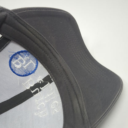 Burch & Liles Snapback Trucker Hat Gray One Size Mesh Back Outdoor Cap