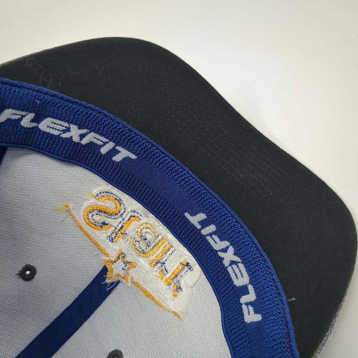 Port Authority Baseball Cap Gray Blue XL Starr General Contracting Fitted Hat