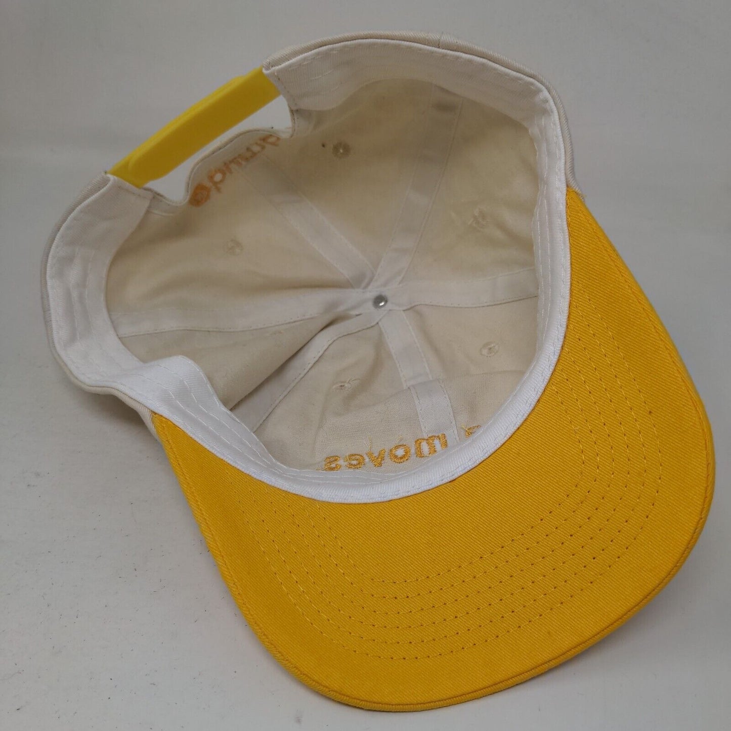 Make Moves Bumble Snapback Hat One Size Tan Embroidered 6 Panel