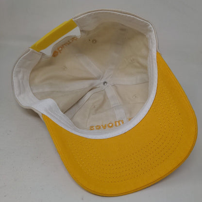 Make Moves Bumble Snapback Hat One Size Tan Embroidered 6 Panel