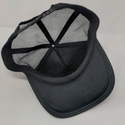 Thunder Squad Snapback Mesh Back Trucker Hat Black OSFA Adjustable
