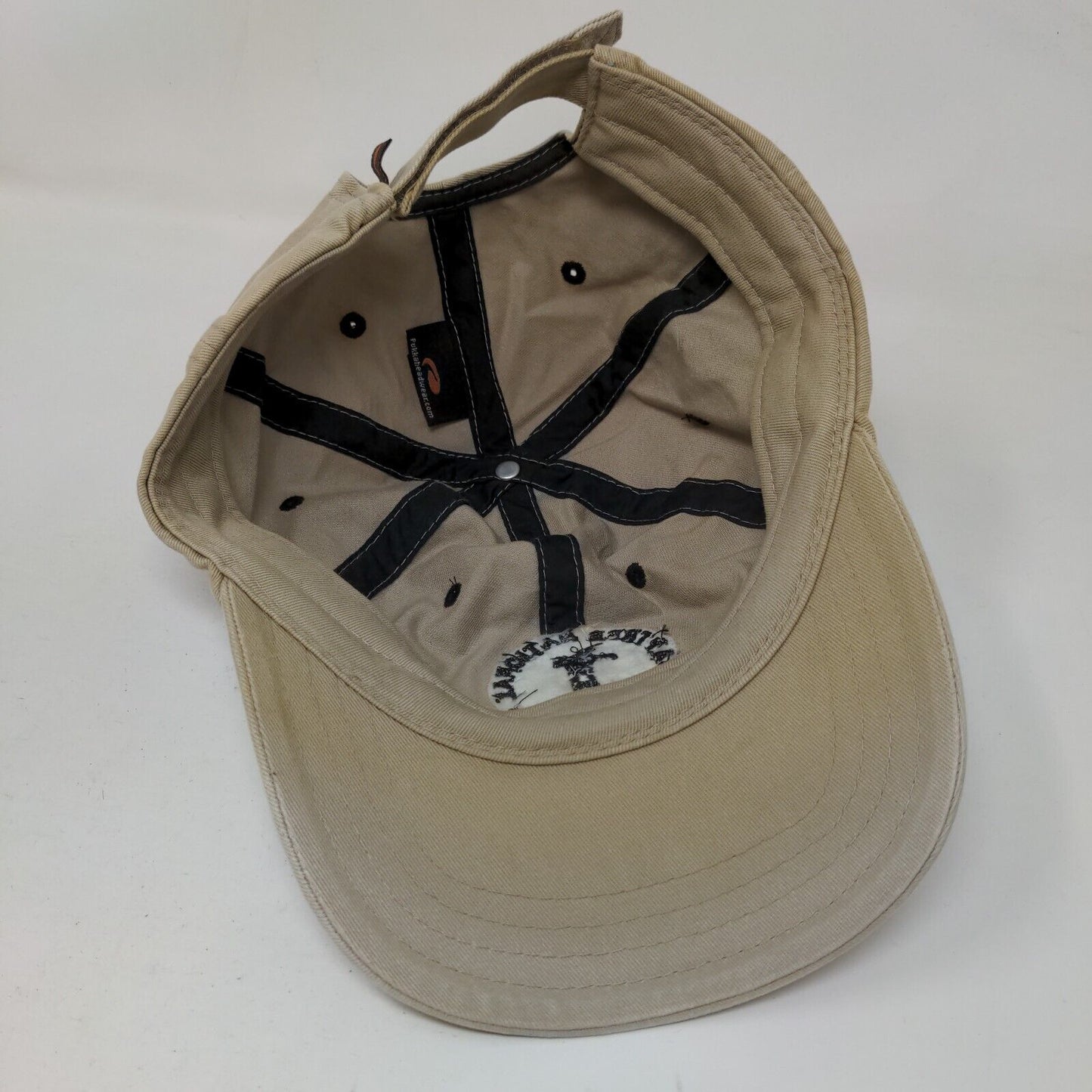 Bay Tree National Golf Links Staff Strapback Hat Tan One Size Embroidered