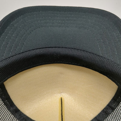 Hawaiian Headwear Trucker Hat Black OSFM Hawaii Hang Loose Shaka Mesh Snapback