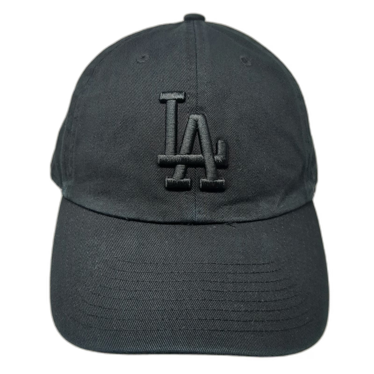 47 Los Angeles Dodgers MLB Baseball Cap Black One Size Slideback Strap LA Hat