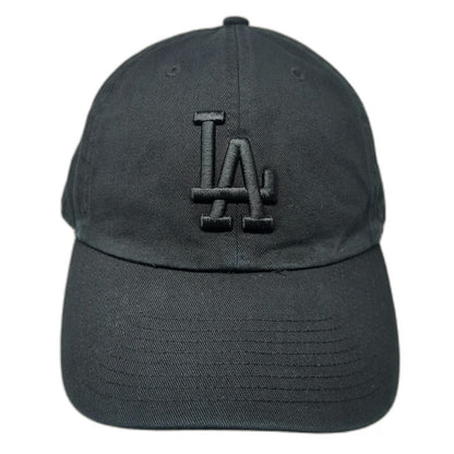 47 Los Angeles Dodgers MLB Baseball Cap Black One Size Slideback Strap LA Hat