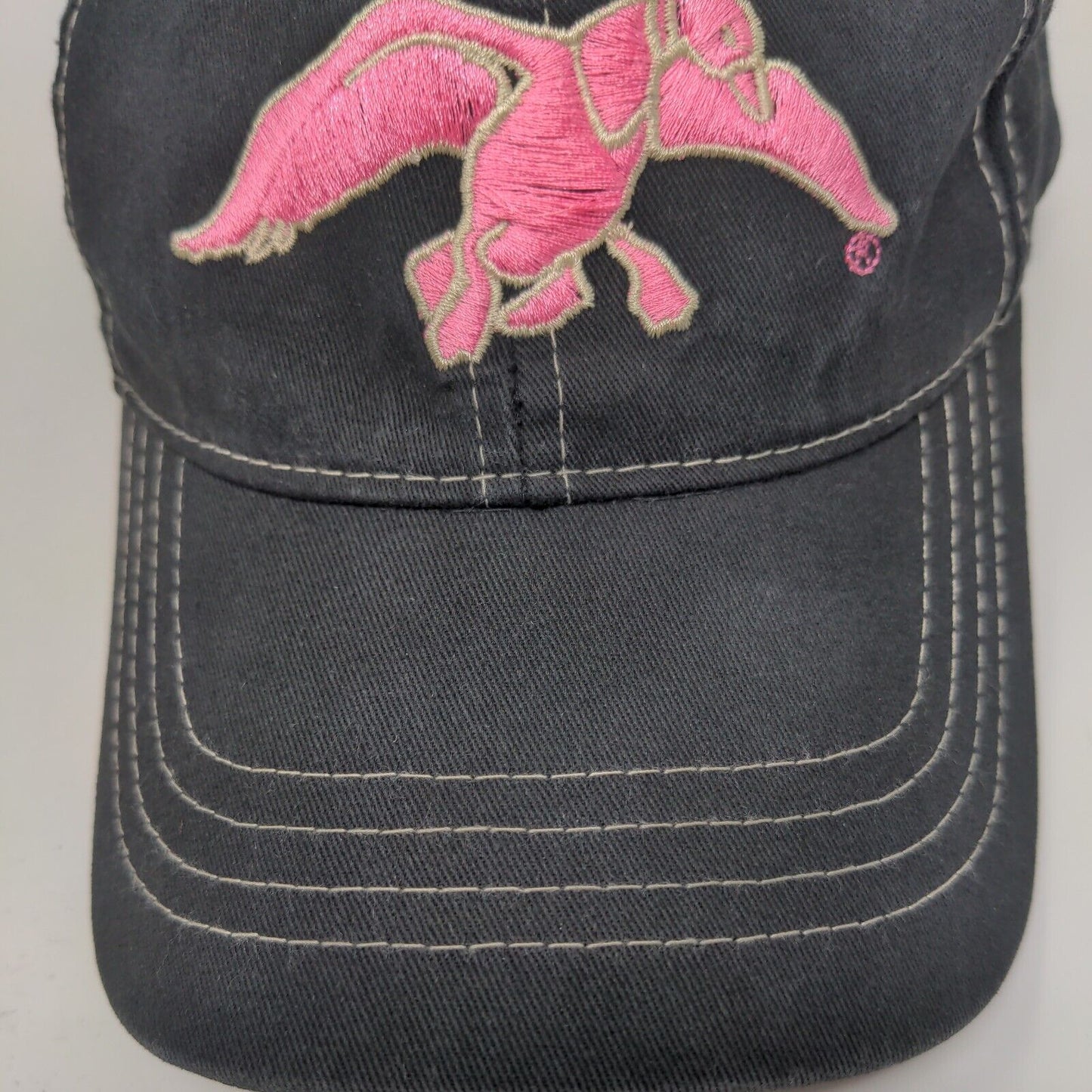 Duck Commander Strapback Hat Black One Size Adjustable Embroidered 6 Panel