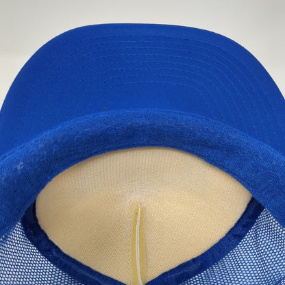 T.N.T. Insured Towing Boise Idaho Snapback Trucker Hat Blue OS Mesh Back Otto