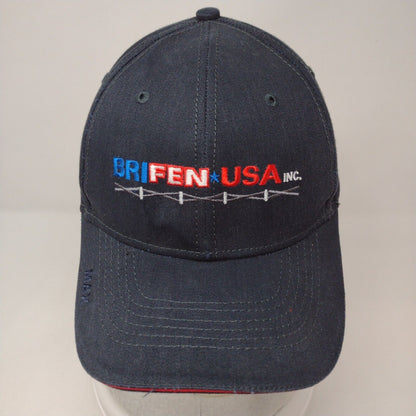 Brifen USA Inc Wire Rope Safety Fence Strapback Hat Blue OSFA The Max Hat