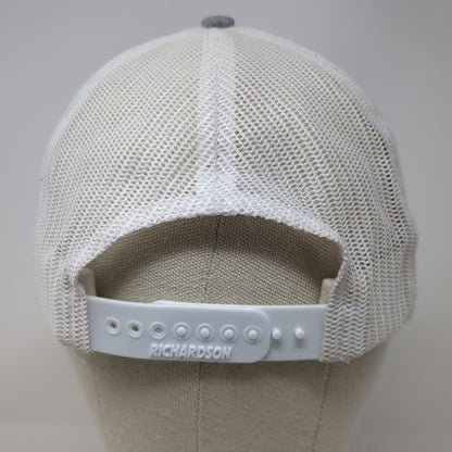 Richardson Trucker Hat Blue Gray One Size Snapback Franklin Building Supply