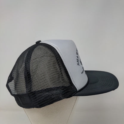 Shaw's Used Cars Snapback Mesh Back Trucker Hat Black OSFA Colorblock