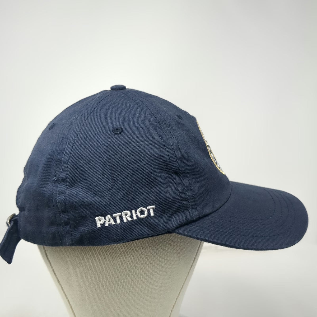 Baseball Cap Blue One Size Fox Nation Patriot Star Slideback USA Made Logo Hat