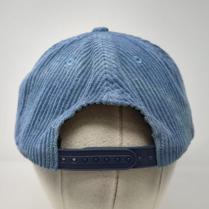 Stuntin 5 Panel Blue One Size Corduroy Ramblin' Patch Snapback Hat Adjustable