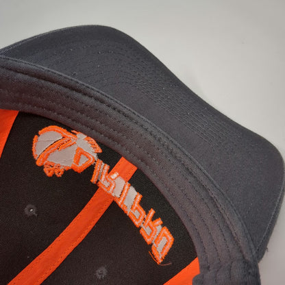 NV CAPS Trucker Hat Gray Orange One Size DirtPro Excavator Mesh Snapback hat