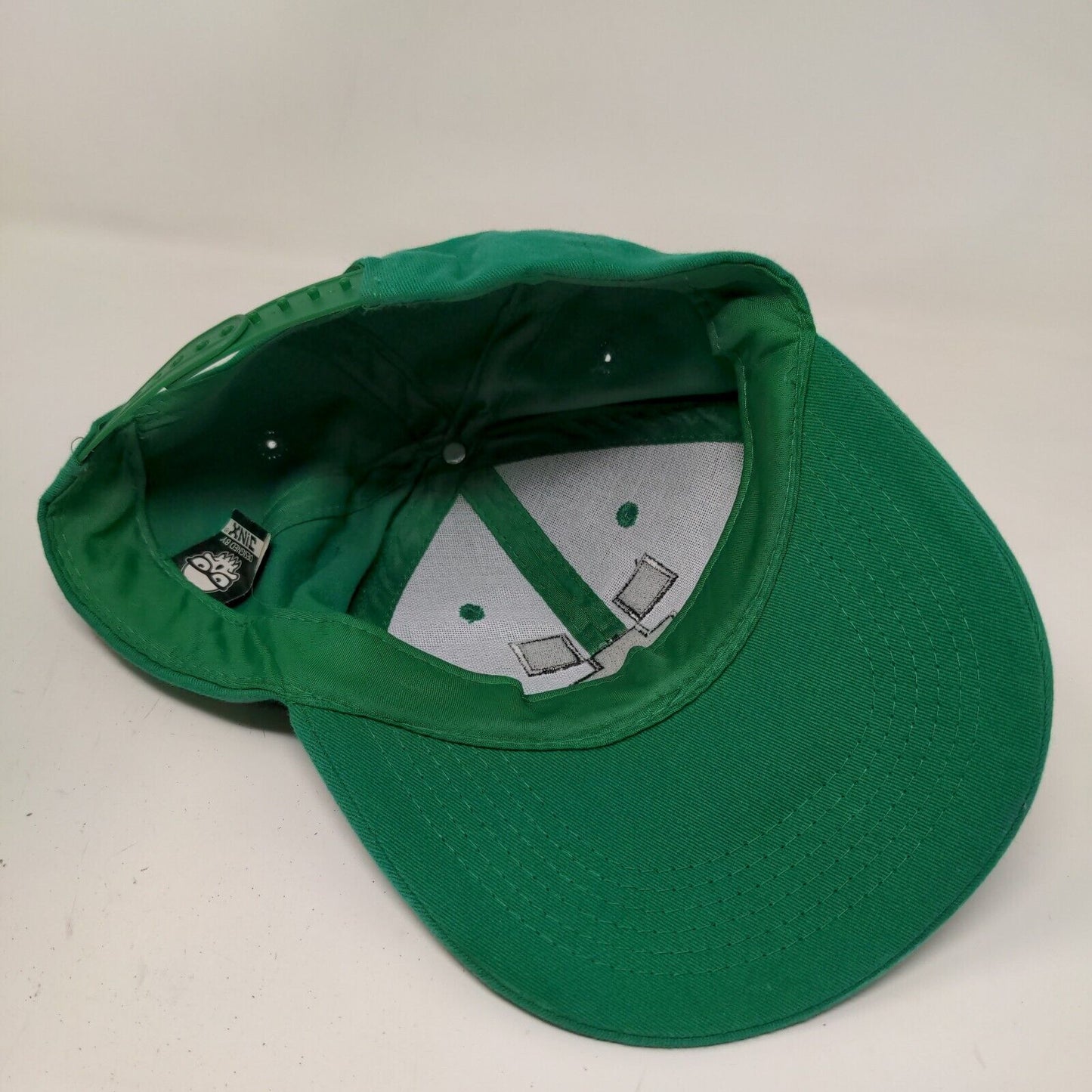 Jinx Boy's Snapback Hat Green Minecraft Embroidered Creeper Logo