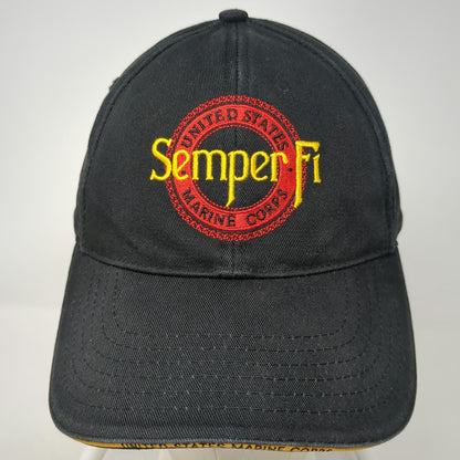 Brothers In Arms Baseball Cap Black OSFM Semper Fi United States Marine Corps
