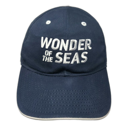 Hit Wear Baseball Cap Blue One Size Wonder Of The Seas Embroidered Cotton Hat