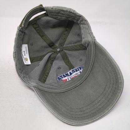 Caribbean Side Baseball Cap Green One Size Mexico Riviera Maya Strapback Hat