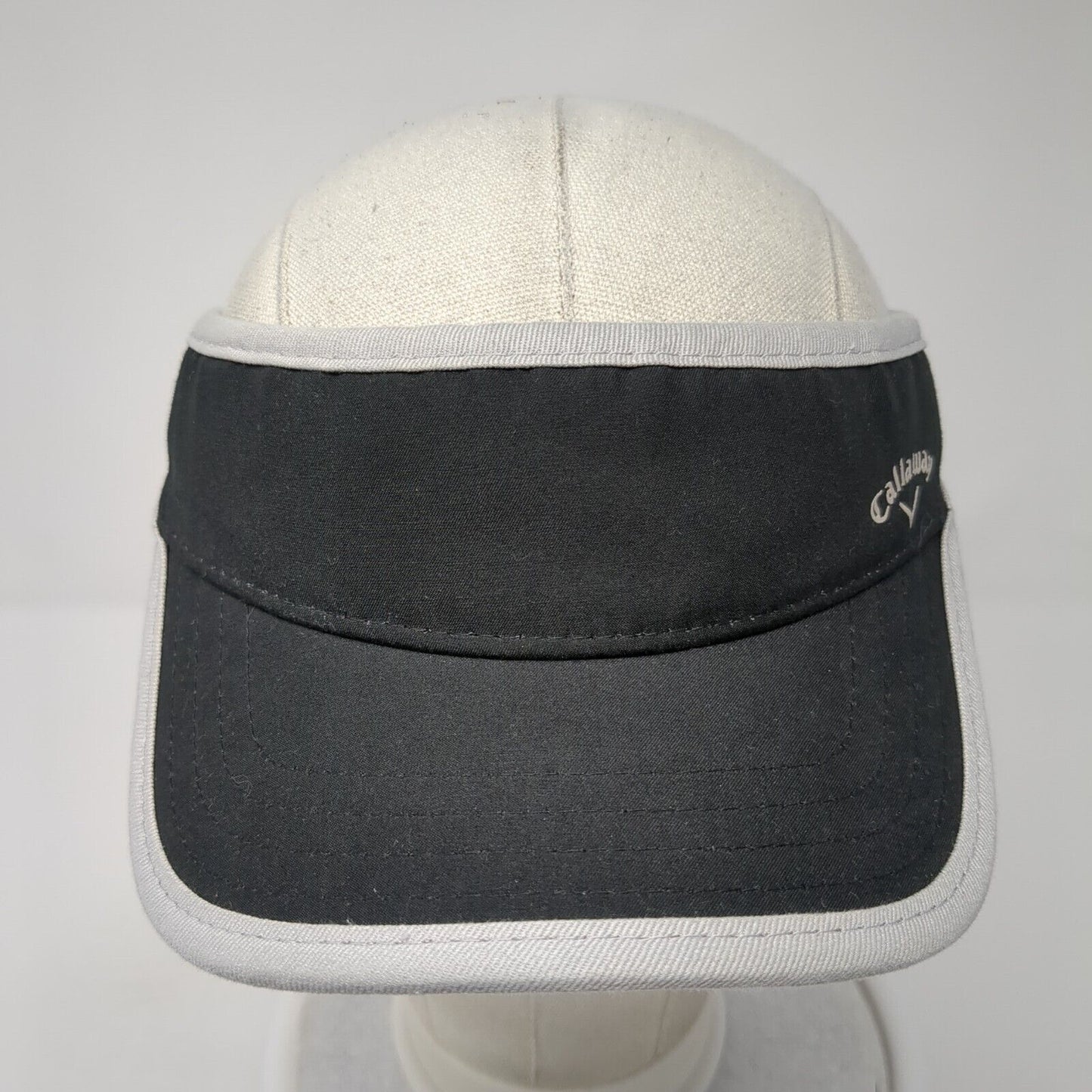 Callaway Strapback Golf Sun Visor Hat Black One Size Adjustable Lightweight