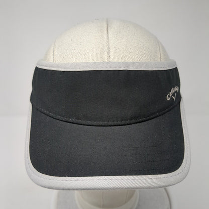 Callaway Strapback Golf Sun Visor Hat Black One Size Adjustable Lightweight