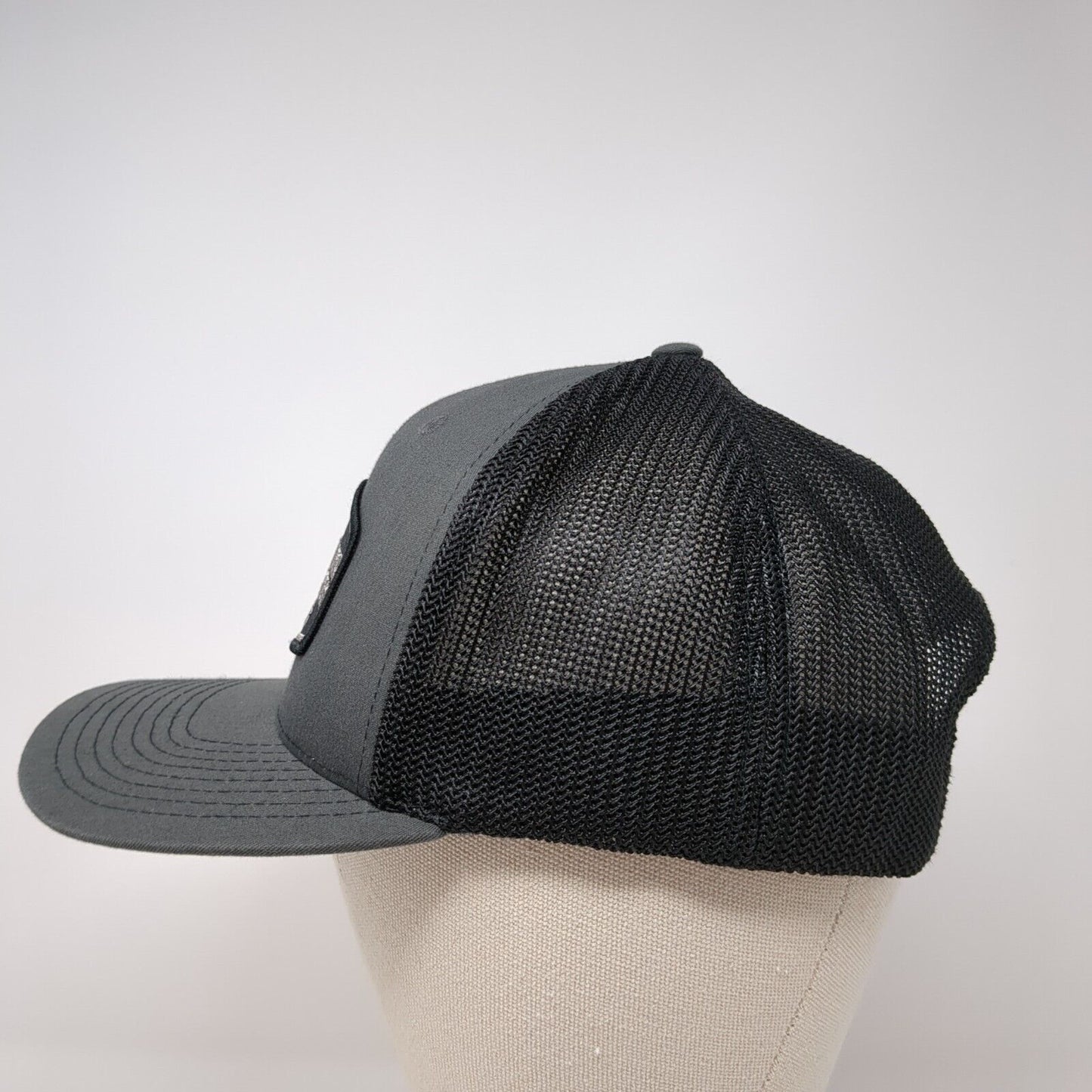 Silver Creek ID-WY-UT Snapback Trucker Hat Gray One Size Mesh Back Richardson