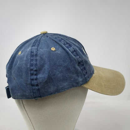 HATS Baseball Cap Blue One Size Embroidered Horse Chincoteague Souvenir hat