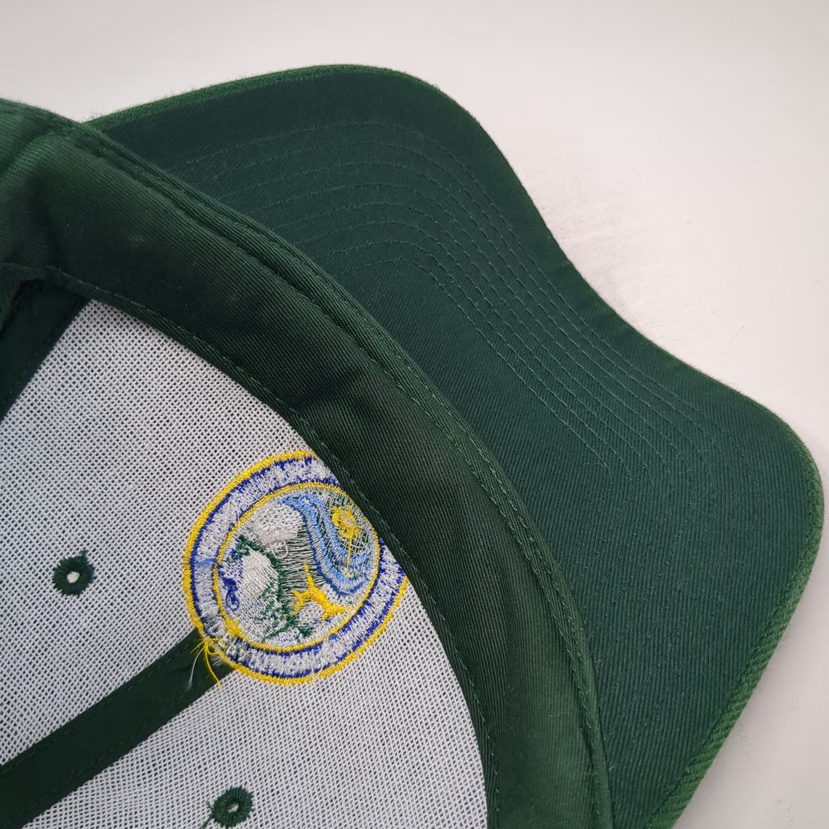 Otto Green Snapback Hat One Size Washington Fish and Wildlife Department Patch