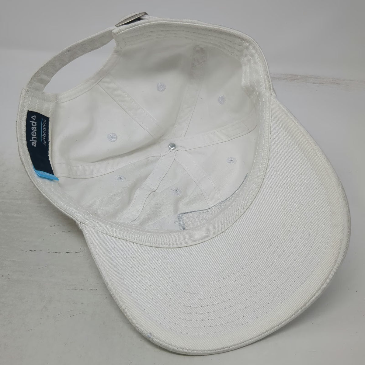 ahead Baseball Cap White One Size Adventure Ahead Patch Camp Lively 2023 Hat