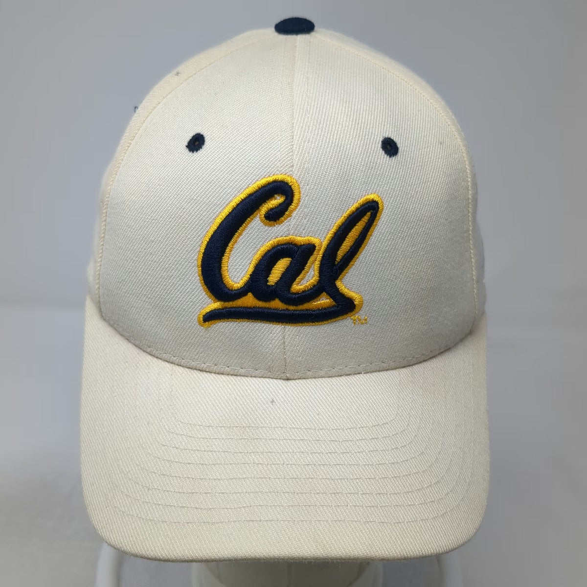 Zephyr California Golden Bears NCAA Beige Baseball Cap 7 1/8 Fitted Wool Hat